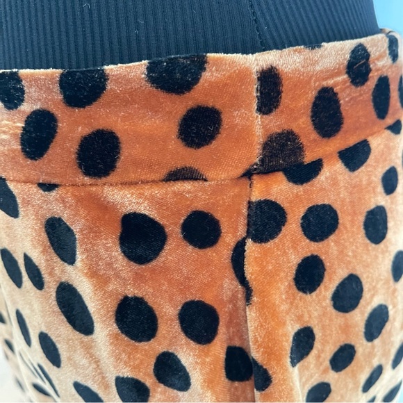 Madewell Velvet Circle Mini polka Dot Skirt, Size 6 - Picture 5 of 10